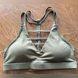 Zyia Olive Green Sports Bra, size large
